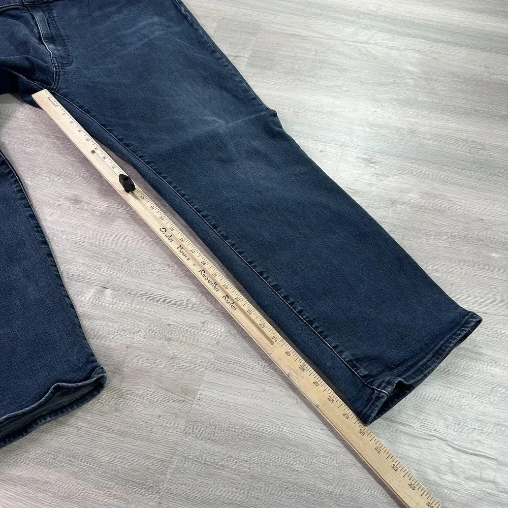 Levis 541 Jeans Mens 44x30 Blue Dark‎ Wash Athletic Fit Straight Stretch Denim
